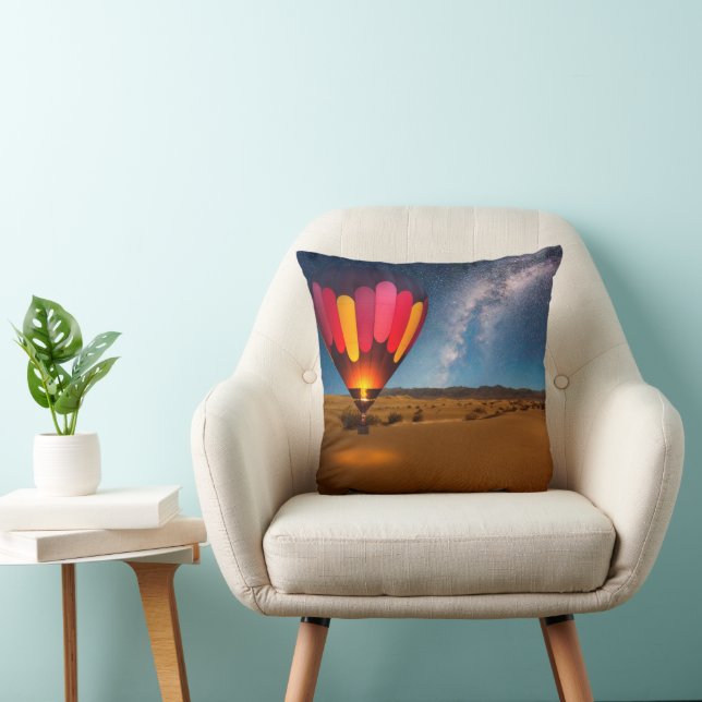Deserts | Mesquite Dunes Death Valley Throw Pillow (Chair)