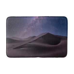 Deserts Milky Way Starry Sky Sand Dune Dubai Bath Mat