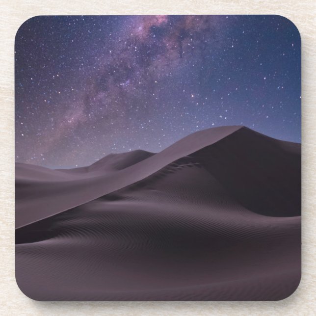 Deserts | Milky Way Starry Sky Sand Dune Dubai Coaster (Front)