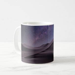 Deserts   Milky Way Starry Sky Sand Dune Dubai Coffee Mug
