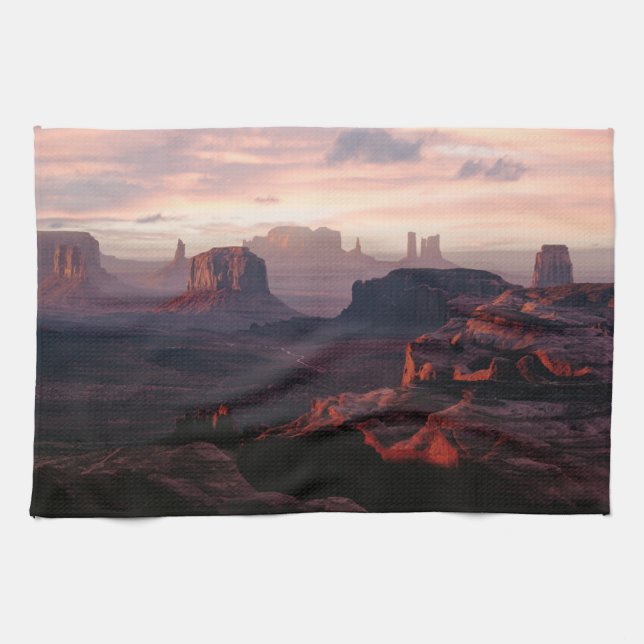 Deserts | Monument Valley Utah-Ariziona Kitchen Towel (Horizontal)