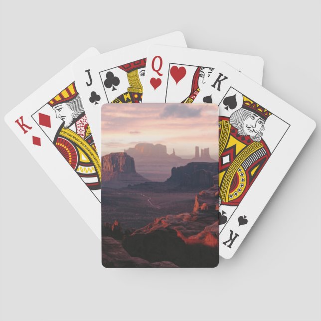 Deserts | Monument Valley Utah-Ariziona Playing Cards (Back)
