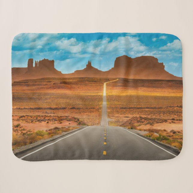 Deserts | Monument Valley, Utah Sherpa Blanket (Front (Horizontal))