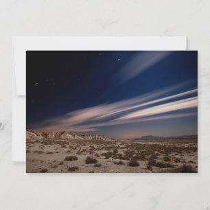 Deserts Navarre Bardenas Desert at Night Thank You Card