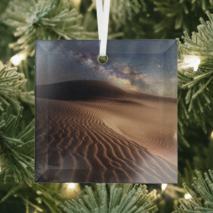 Deserts   Ordos City Mongolia China Glass Ornament