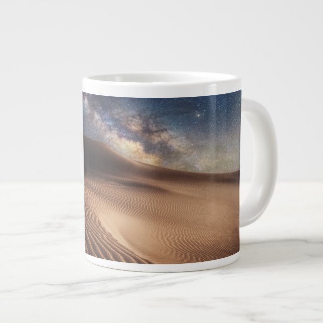 Deserts | Ordos City Mongolia China Large Coffee Mug (Front Right)