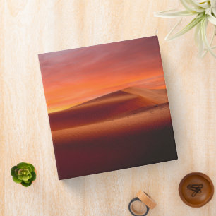 Deserts Rolling Desert Landscape Binder