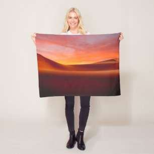 Deserts   Rolling Desert Landscape Fleece Blanket