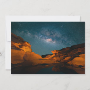 Deserts Sam Pan Bok Night time Thailand Thank You Card