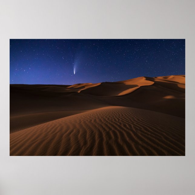Deserts | Sand Dune Galaxy Poster (Front)