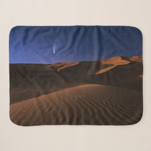Deserts Sand Dune Galaxy Sherpa Blanket