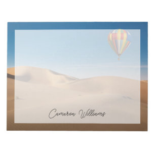 Deserts   Sand Dunes in the Dubai Desert Notepad