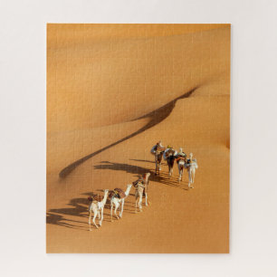Deserts Tuareg Walk with Camels Jigsaw Puzzle