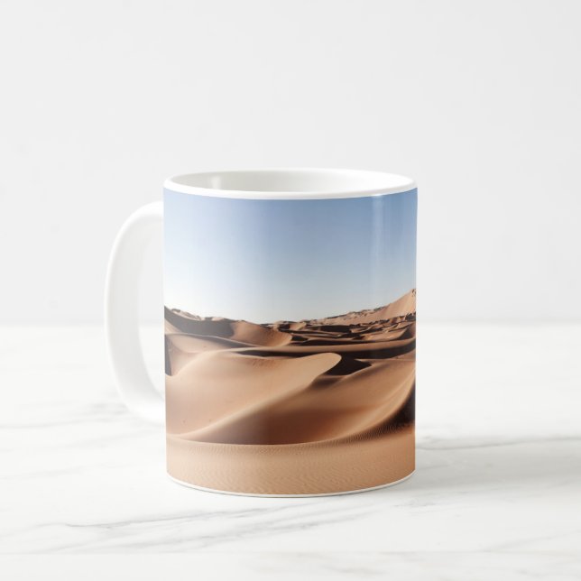 Deserts | United Arab Emirates Sand Dunes Coffee Mug (Front Left)