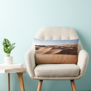 Deserts   United Arab Emirates Sand Dunes Lumbar Pillow