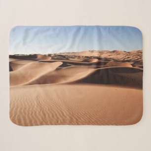 Deserts   United Arab Emirates Sand Dunes Sherpa Blanket