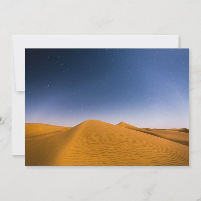 Deserts | Wahiba Sands, Oman Thank You Card (Front)