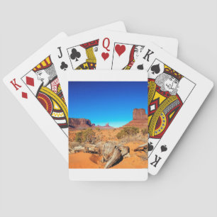 Deserts West Mitten Monument Valley Arizona Playing Cards