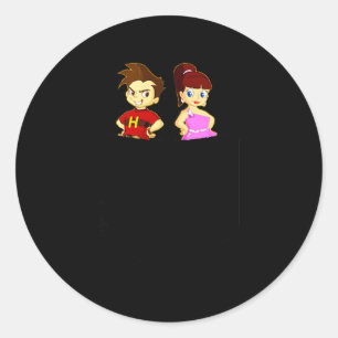 Desi Bollywood Movies Hum Tum On Valentines Day Classic Round Sticker