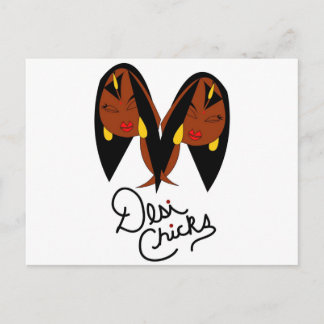 Desi Chick Inspired Items Postcard