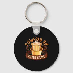 Desi Food Quotes _ Filter Kaa Lover _ Coffee Lover Keychain