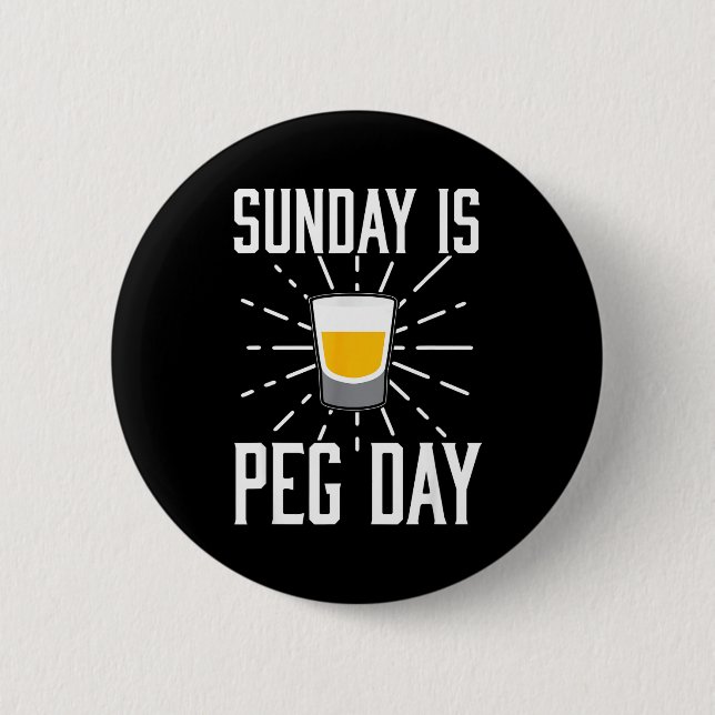 Desi Punjabi Funny Peg Day Sikh Quote Gift  2 Inch Round Button (Front)