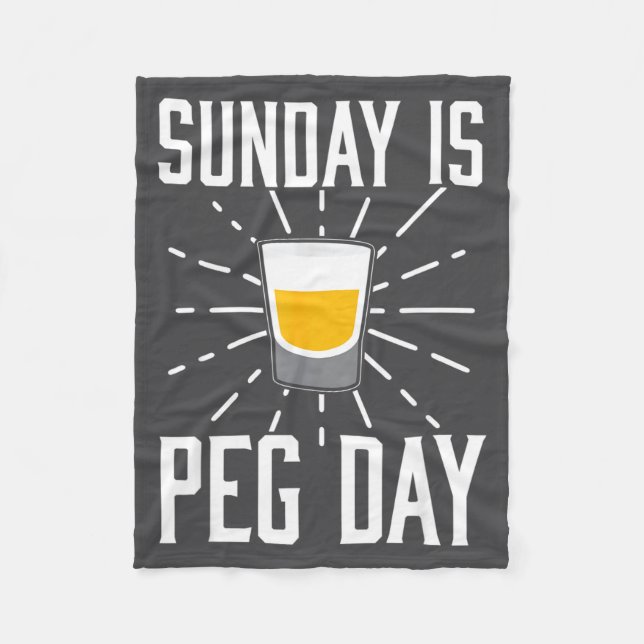 Desi Punjabi Funny Peg Day Sikh Quote Gift  Fleece Blanket (Front)