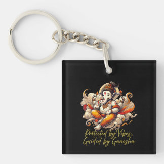 Desi Spiritual Vibes, Meditation Energy Keychain