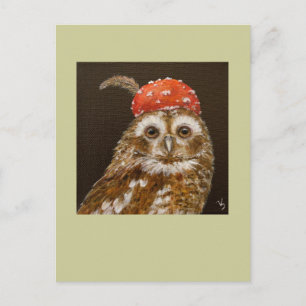 Desi the owlet carte postale