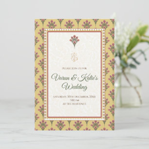 Desi Wedding card Digital Indian Wedding invite