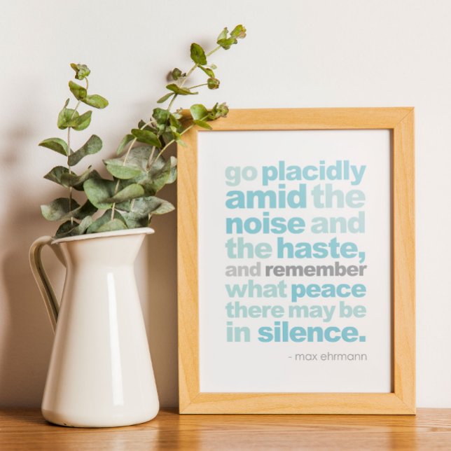 Desiderata Art Imprimer ou Poster (Créateur téléchargé)
