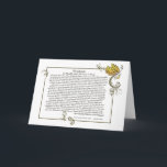 DESIDERATA Card by Max Ehrmann-Autumn Leaves<br><div class="desc">This Card is perfect for sending Inspirational Words To Live By to your Friends & Family. Keep them on hand for any occasion. You can create a special message by customizing the inside or just leave it blank to add your own Words of Wisdom at any time.</div>