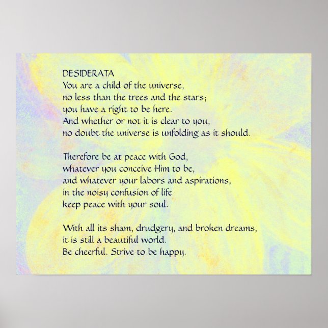 DESIDERATA Changement de Daisy poster (Devant)