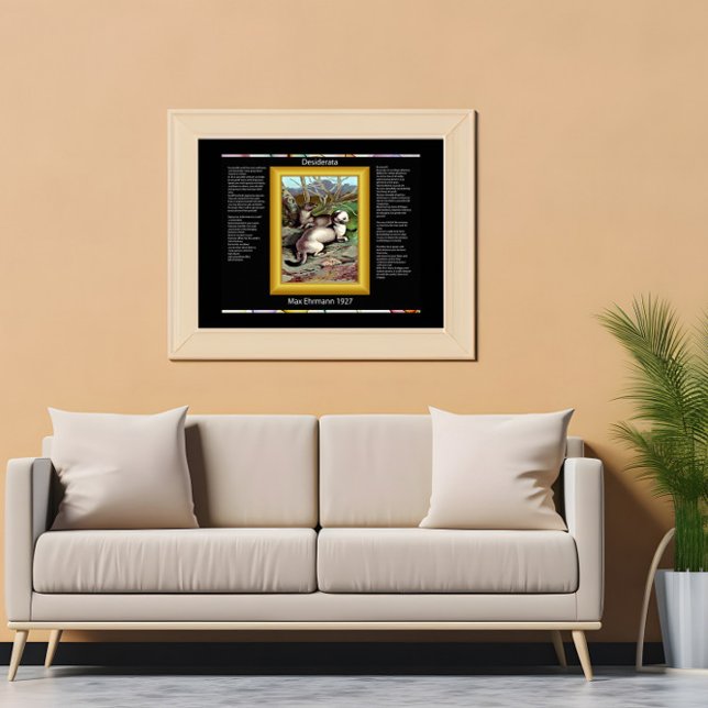 Desiderata Ermine Vintage Art Poster (Creator Uploaded)