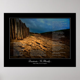 Desiderata - Leaving the Beach gallery style print