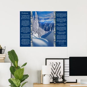 Desiderata Monts de neige Posters