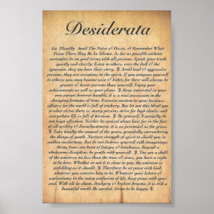 Desiderata Print Posters, Prints Poster Printing Zazzle CA photograph relating to Desiderata Printable identify Desiderata Print Posters, Prints Poster Printing Zazzle CA