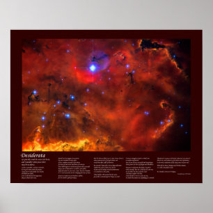 Desiderata Poem - Emission Nebula in Puppis Poster