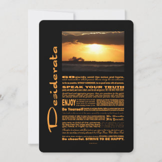 Desiderata Poem Waves At Sunset