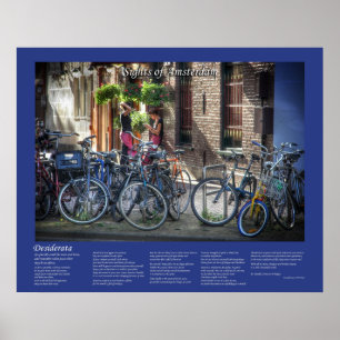 Desiderata - Typical Amsterdam Street Scene Poster