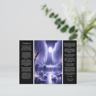 Desiderata Waterfall: Radiant Bloom Falls Postcard