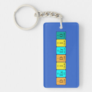 Desiderio periodic table name keyring
