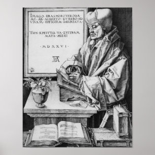 Desiderius Erasmus  of Rotterdam, 1526 Poster