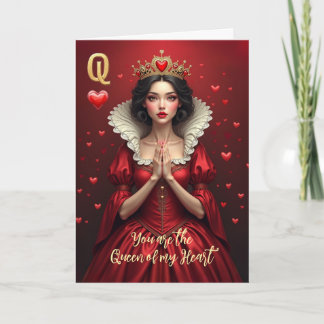 Design 04 Queen of My Heart Valentine Card