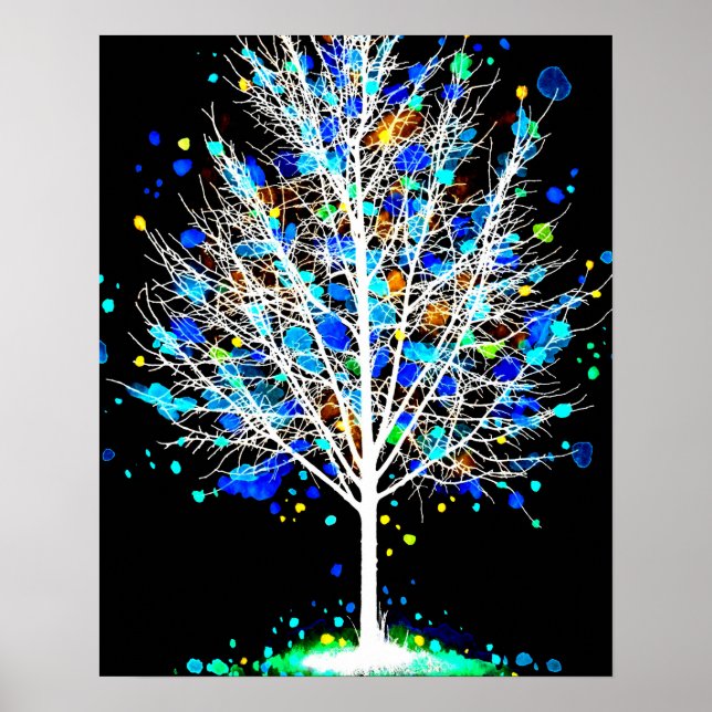 design 134 Tree Poster (Front)