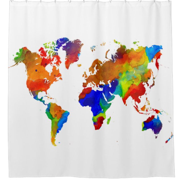 Design 33 Colourful Worldmap (Front)