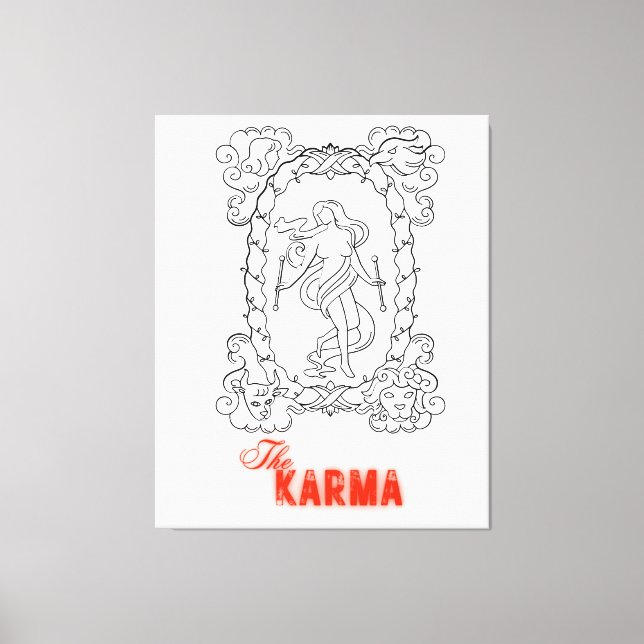 Design 803 canvas print (Front)