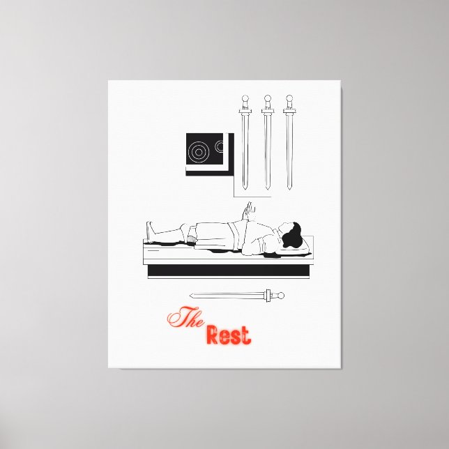 Design 806 canvas print (Front)