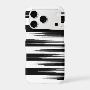 Design à rayures élégantes en noir et blanc