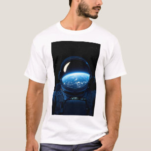 Design an astronaut in Katsuhiro Otomo style flyin T-Shirt